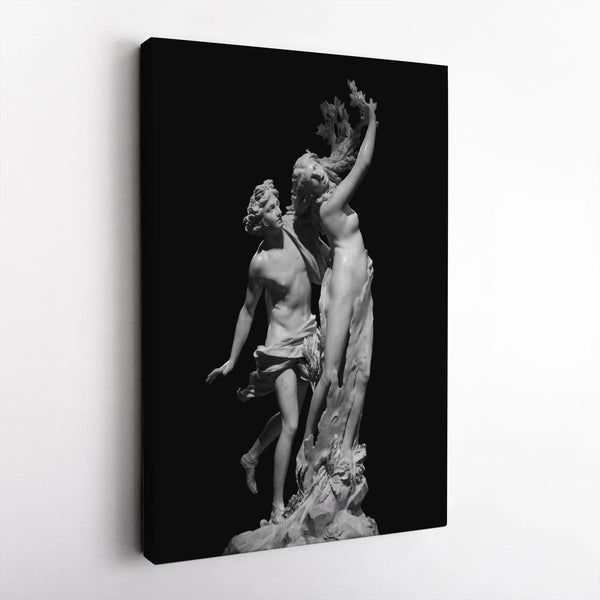 Apollo and Daphne Canvas Art | Gian Lorenzo Bernini Sculpture Print | Gallery Wrapped Premium Wall Decor | Classical Greek My
