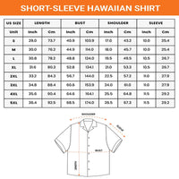 Brown Floral Hawaiian Shirt | Vintage Aesthetic Botanical Print | Lightweight Woven Polyester | Tropical Beach Vacation Gift For Men