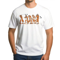 Tiger Golf Swing Graphic T-Shirt | Funny Animal Sports Illustration | Premium Soft Cotton Tee | Unique Golf Gift for Men and Women