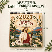 2027 Walking With Jesus Wall Calendar